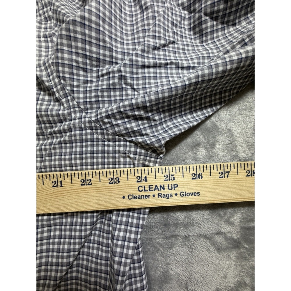 Lauren Ralph Lauren Classic Fit Button Down Dress Shirt Checker Size 16.5 34/35 - Picture 4 of 5